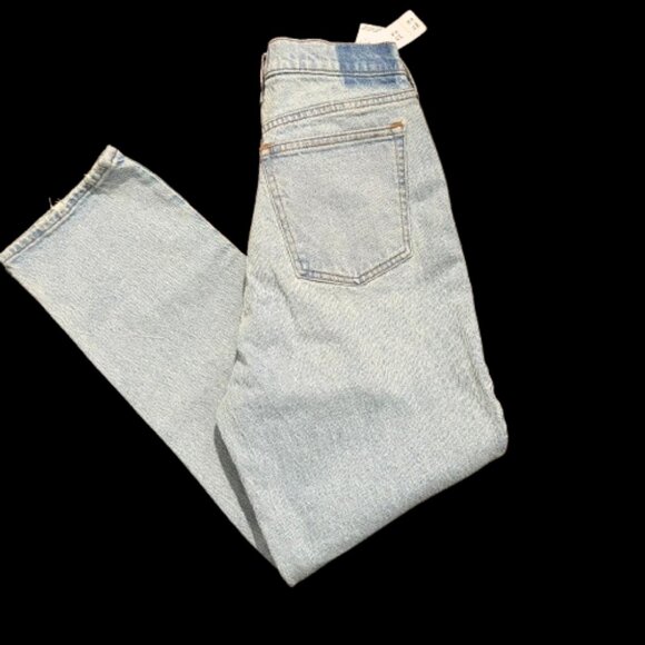 NWT Abercrombie & Fitch The 90"s Straight Mid Rise Curve Love Size 28 6 Short - Picture 6 of 16